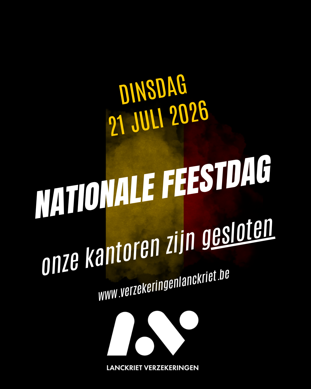 21 juli - gesloten
