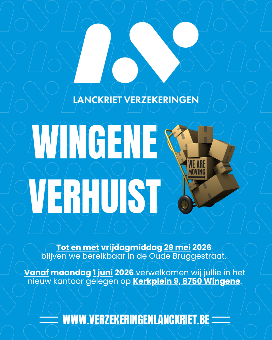 Verhuis kantoor Wingene
