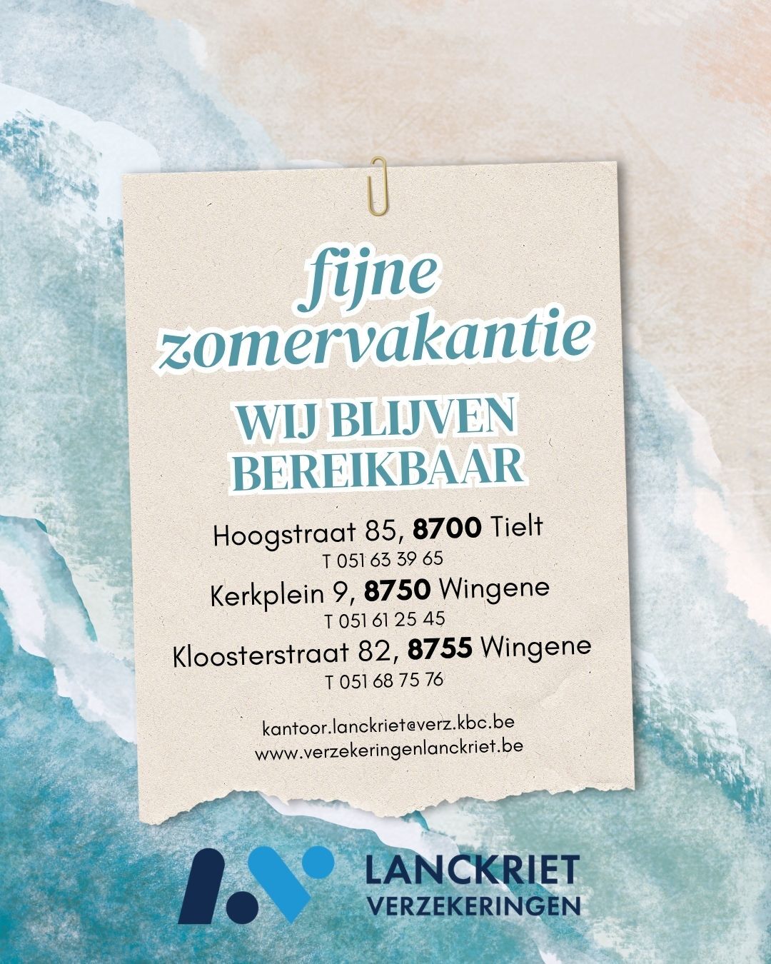 Zomervakantie
